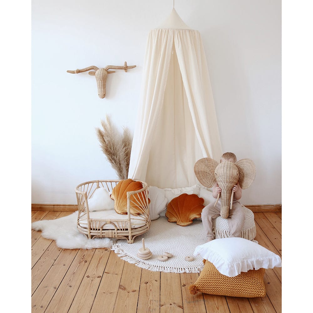 Raw Cotton Canopy - Beige - Stylemykid.com