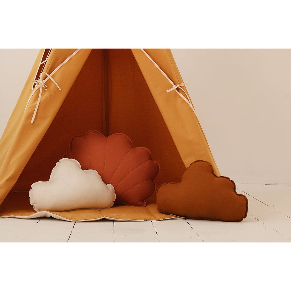 Ochre Teepee And Mat Set - Orange - Stylemykid.com