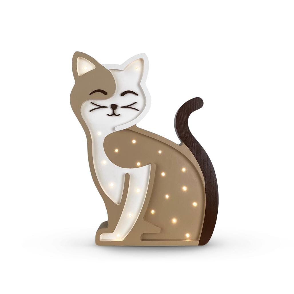 Luxury Handmade Lamp For Kids By Peekaboo - Cat