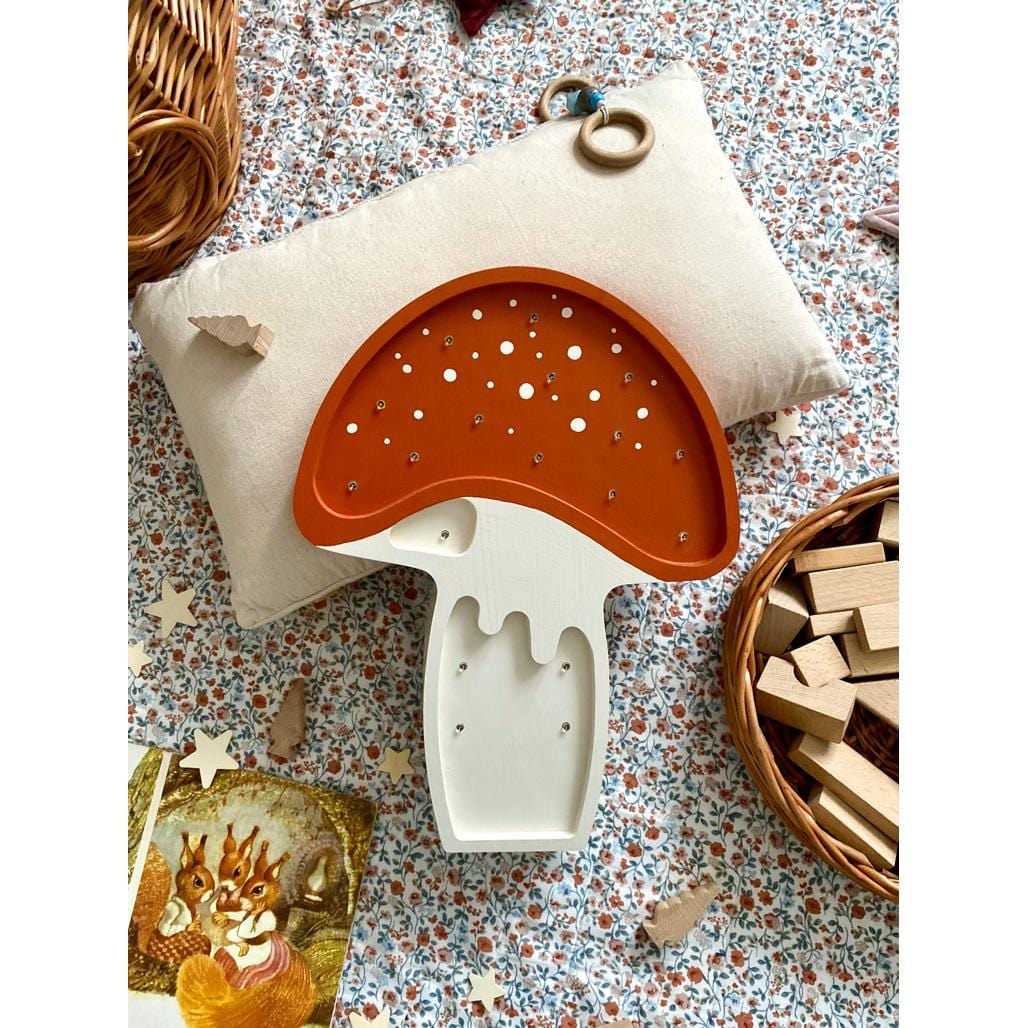 Luxury Handmade Lamp For Kids By Peekaboo - Mushroom