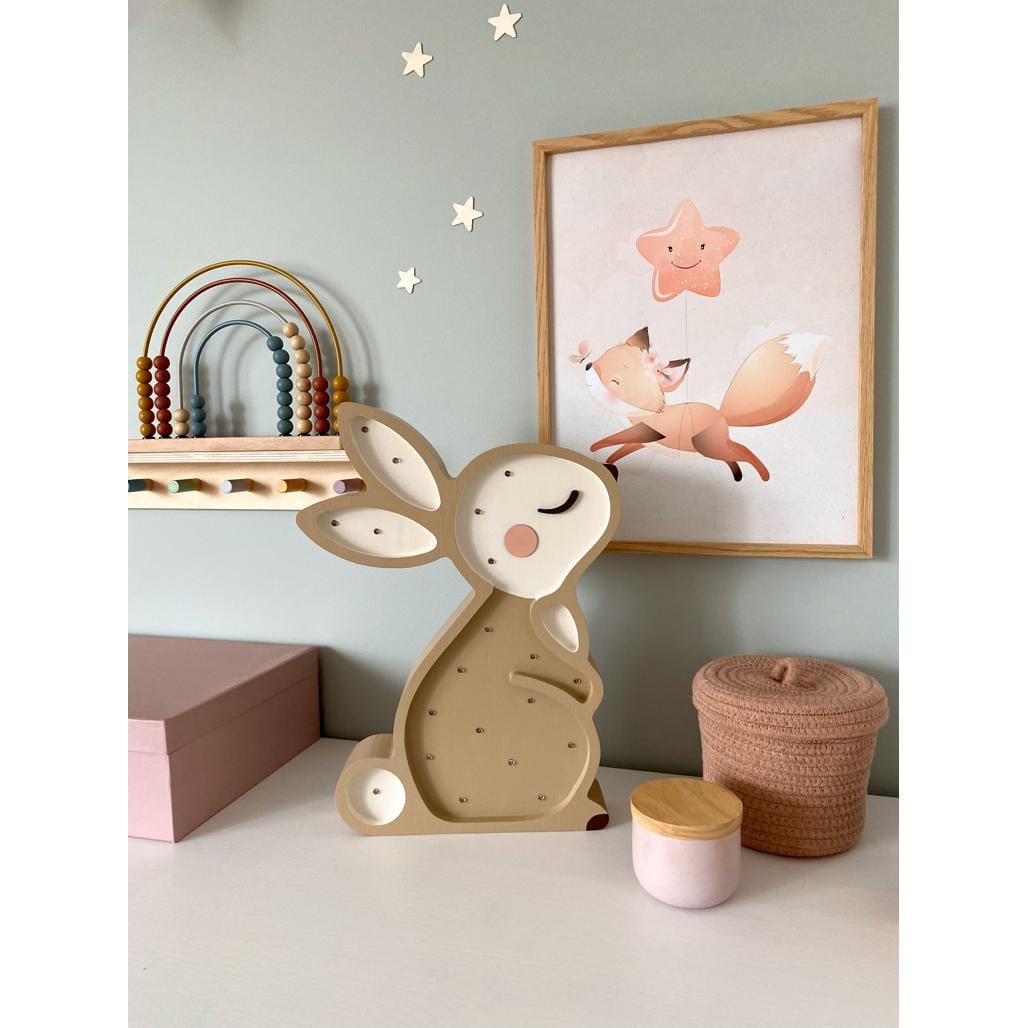 Luxury Handmade Lamp For Kids By Peekaboo - Bunny
