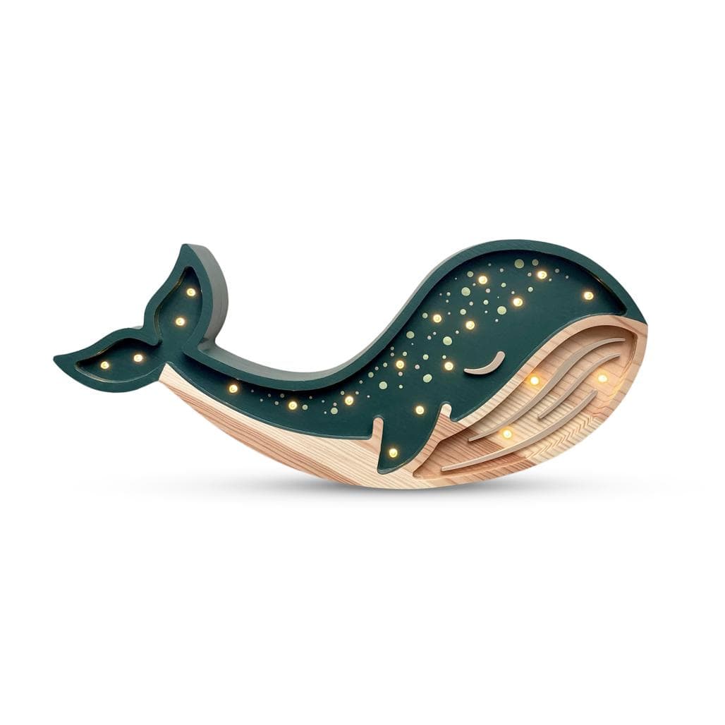 Luxury Handmade Lamp For Kids By Peekaboo - Whale