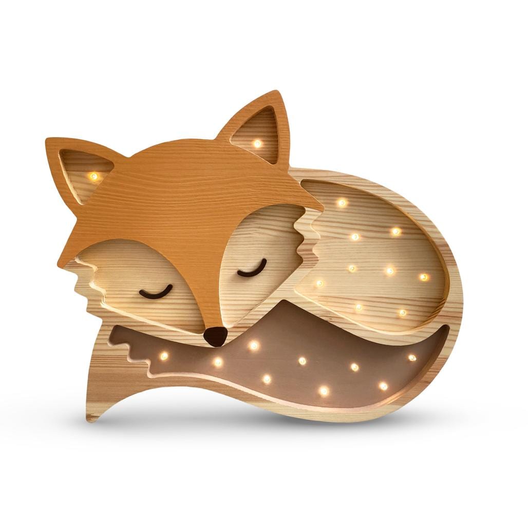 Luxury Handmade Lamp For Kids By Peekaboo - Fox