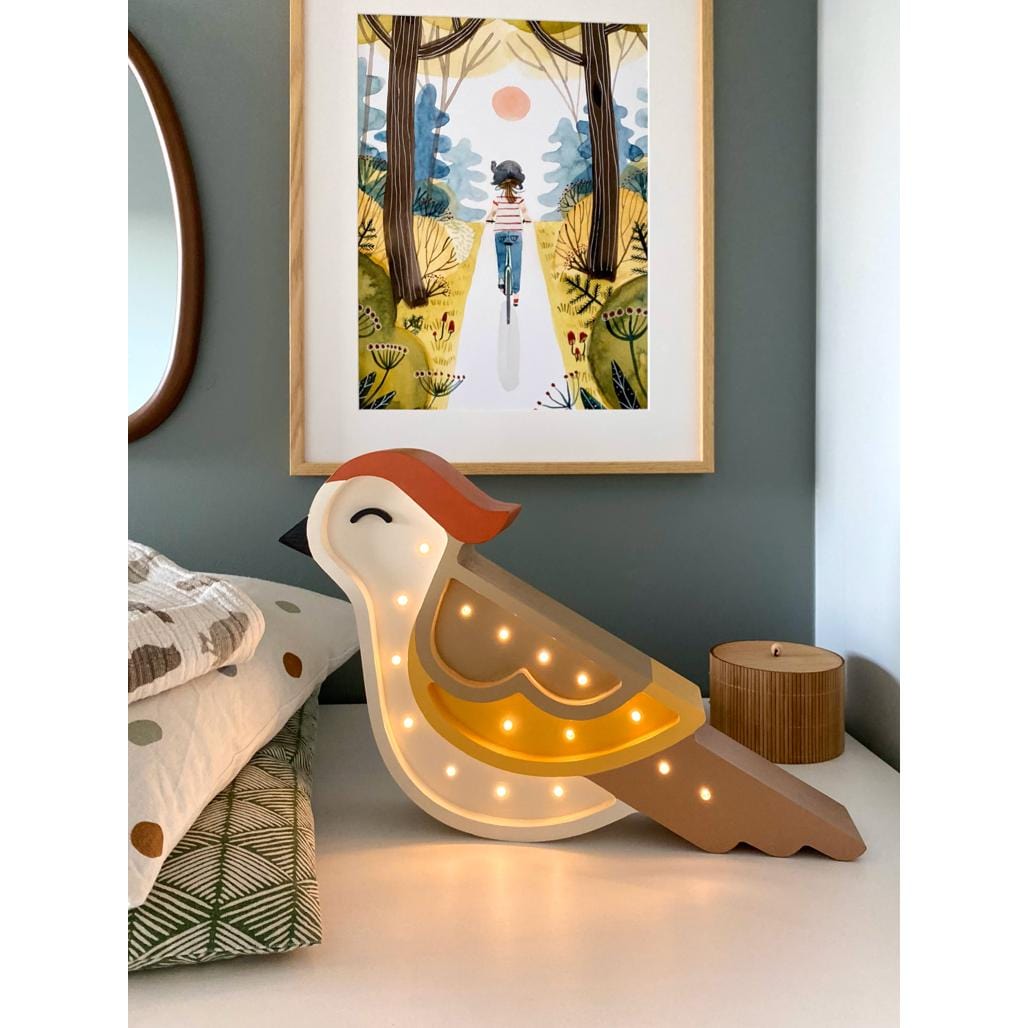 Luxury Handmade Lamp For Kids By Peekaboo - Bird
