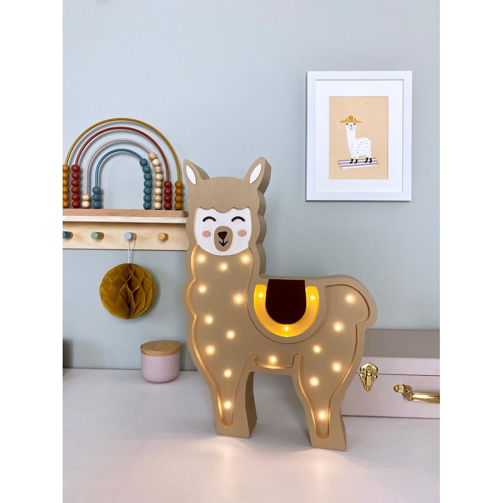 Luxury Handmade Lamp For Kids By Peekaboo - Alpaca