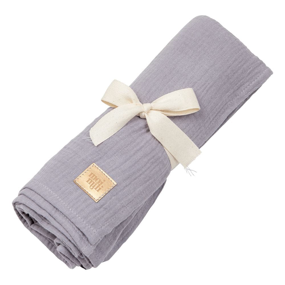 Organic Muslin Swaddle Blanket For Baby By Moi Mili - Stylemykid.com