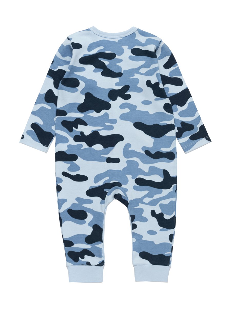 Artie - Camouflage Patterned Baby Sleepsuit 9 to 18 months - Stylemykid.com