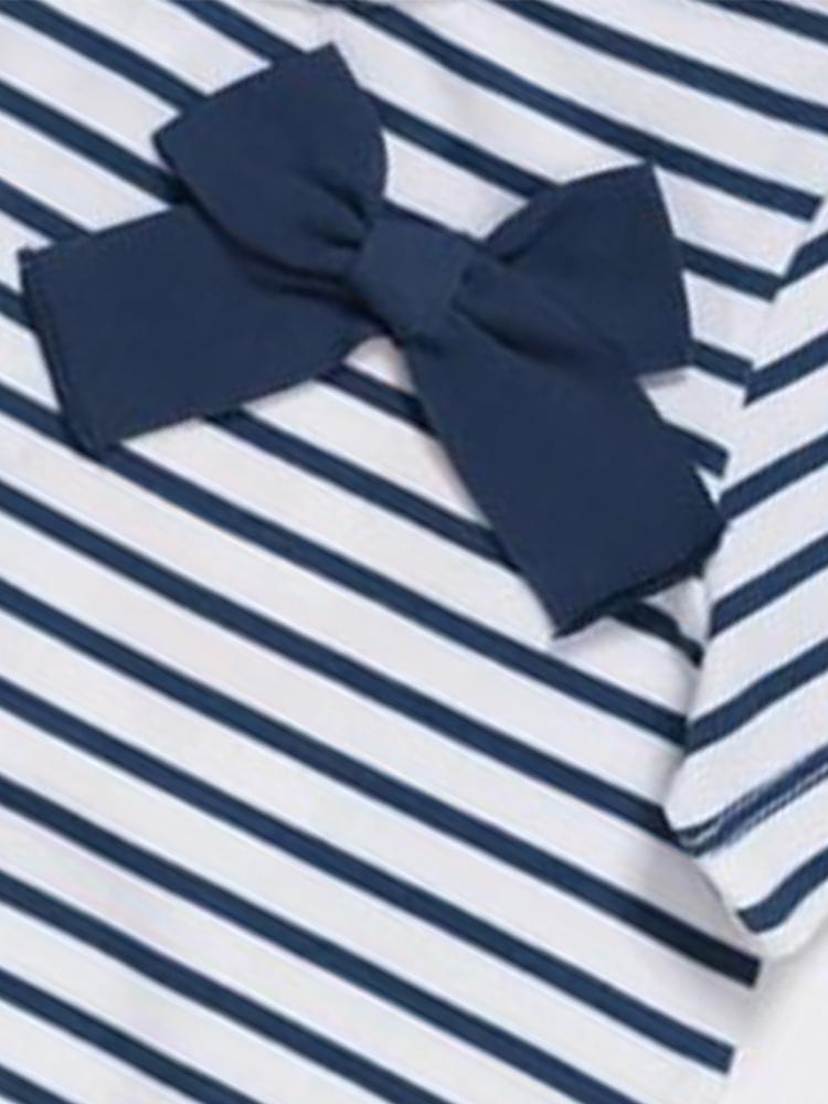 Artie - Blue and White striped Sailor Baby and Girls Dress - Stylemykid.com