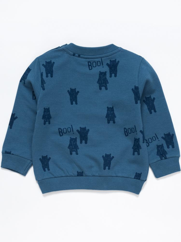 Artie - Adventure Time Boys Blue French Terry Sweatshirt - Bear Boo 3 to 4 years - Stylemykid.com