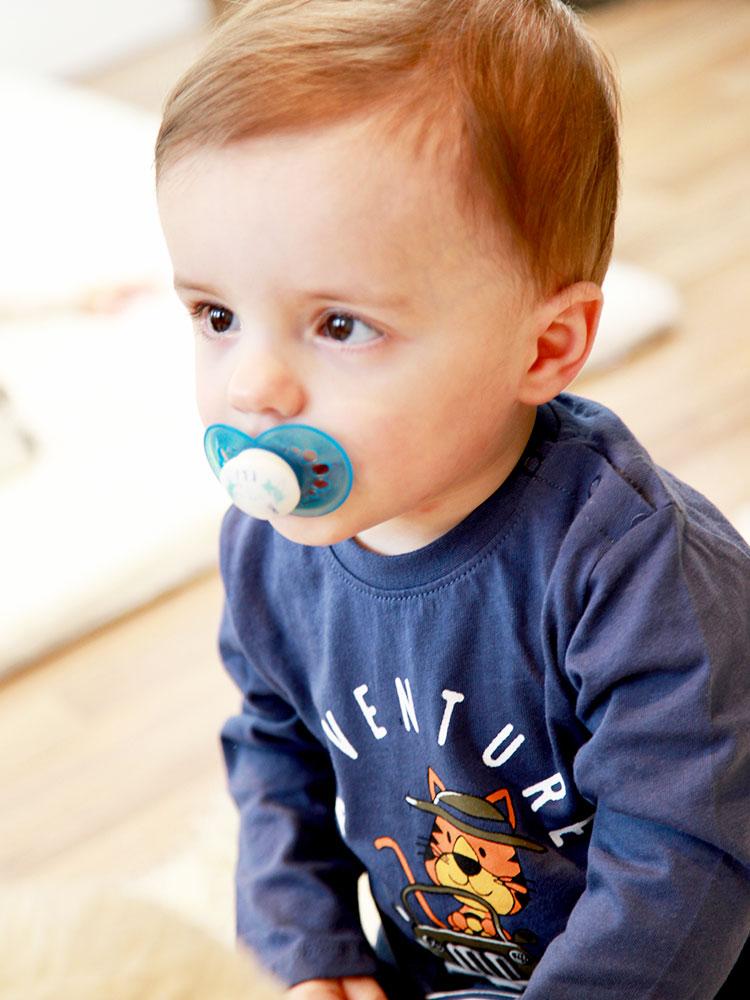 Adventure Tiger Top - Blue Tiger Sweatshirt 12 to 18 months - Stylemykid.com