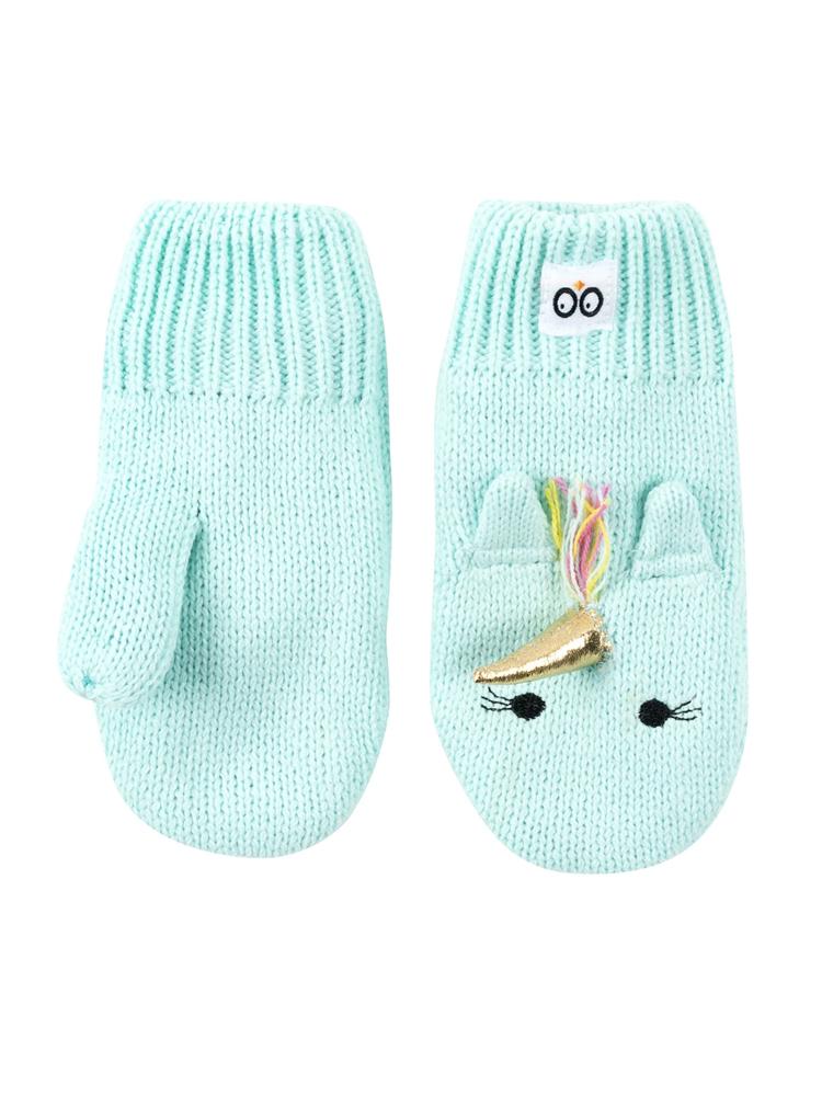 Zoocchini - Kids Knit Mittens - Allie The Unicorn Alicorn - Stylemykid.com