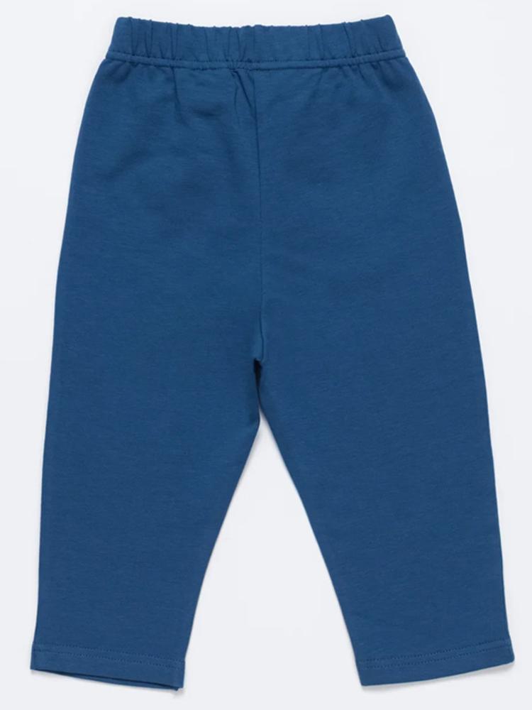 Artie - Dino Dude Blue Baby and Boy French Terry Joggers - Stylemykid.com