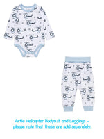 Artie - Helicopter Baby Bodysuit 12 to 18 months - Stylemykid.com