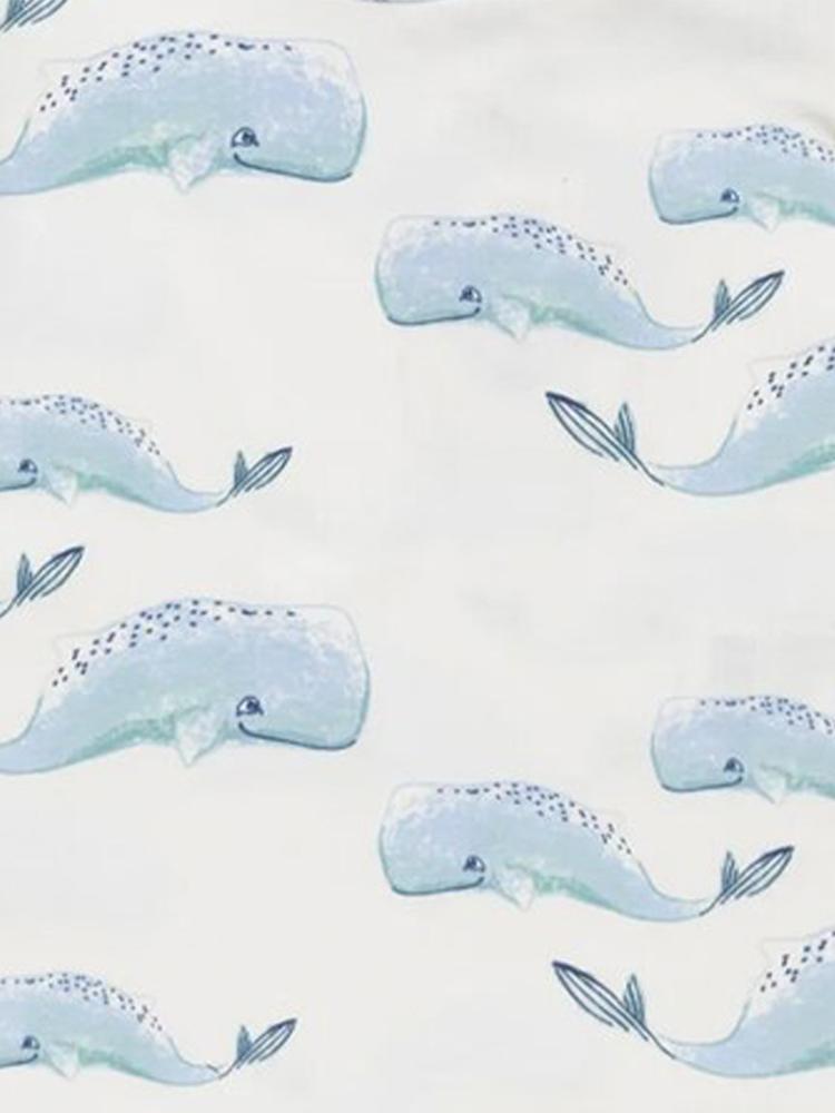 Artie - Whale Patterned Baby and Little Kids T Shirt - Stylemykid.com