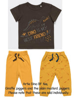 Artie - Dino Best Friend Grey Baby and Boy T Shirt - Stylemykid.com