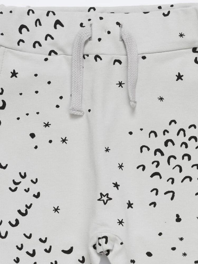 Artie - Grey Dots French Terry Joggers - Stylemykid.com
