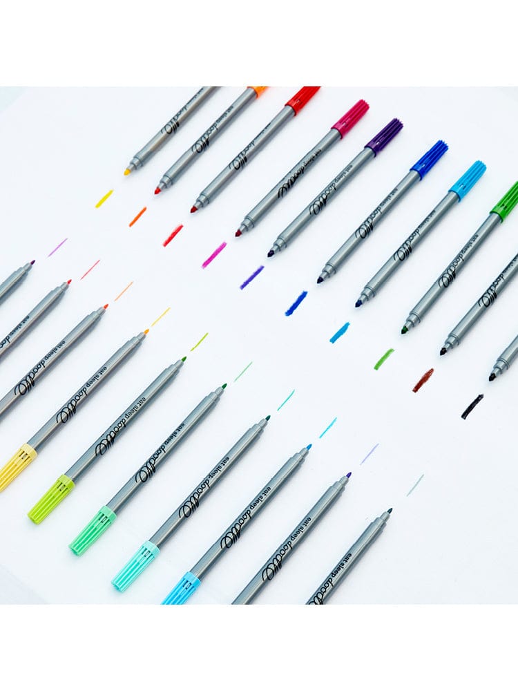eatsleepdoodle - Artist Set 20 Wash Out Double Ended Colouring Pens - Stylemykid.com