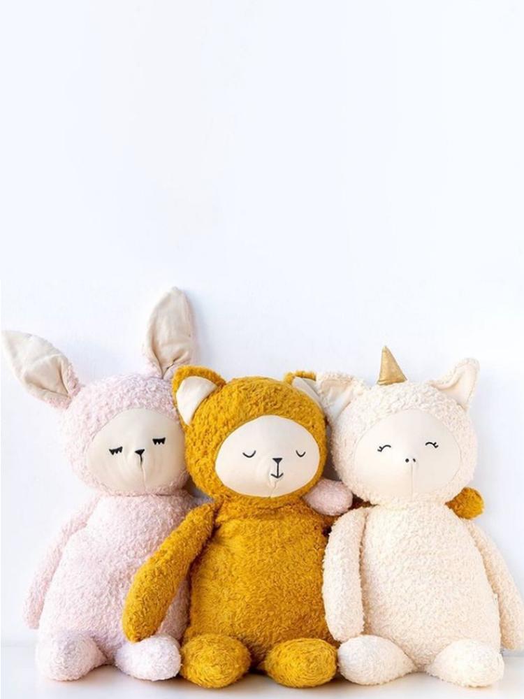 Fabelab - Big Buddy Bear - Extra Large Huggable Organic Ochre Bear Soft Toy - Stylemykid.com