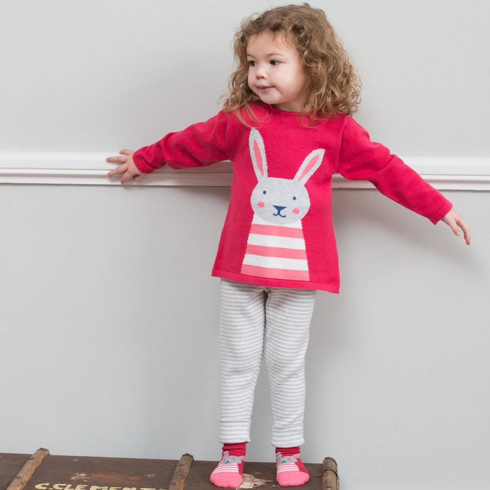 KITE Beautiful Organic Bunny Knit Set - 0 to 3 Months - Stylemykid.com