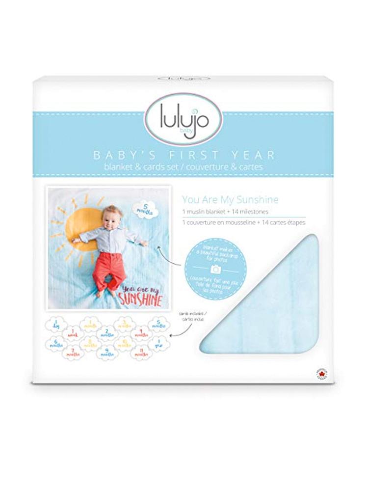 Swaddle And Cards First Year For Baby By Lulujo My Sunshine