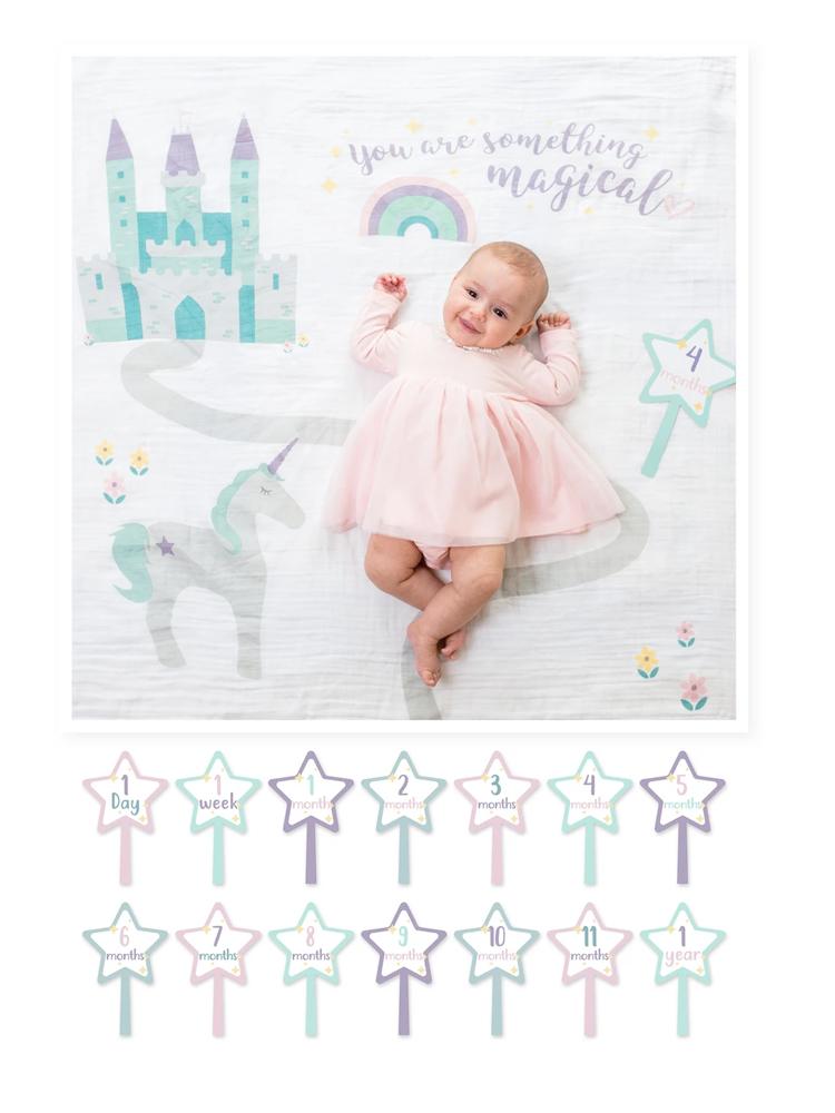Swaddle And Cards First Year For Baby By Lulujo Something Magical