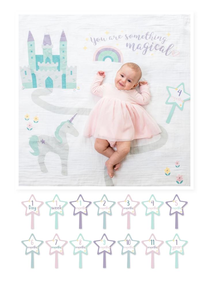 Swaddle And Cards First Year For Baby By Lulujo Something Magical