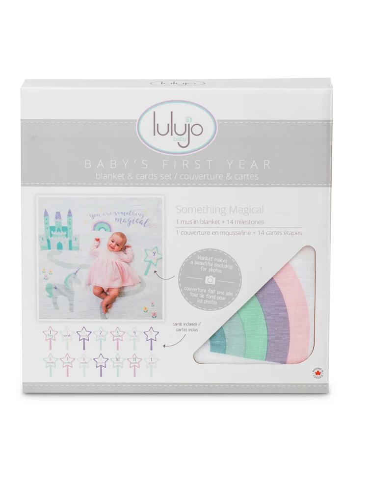 Swaddle And Cards First Year For Baby By Lulujo Something Magical