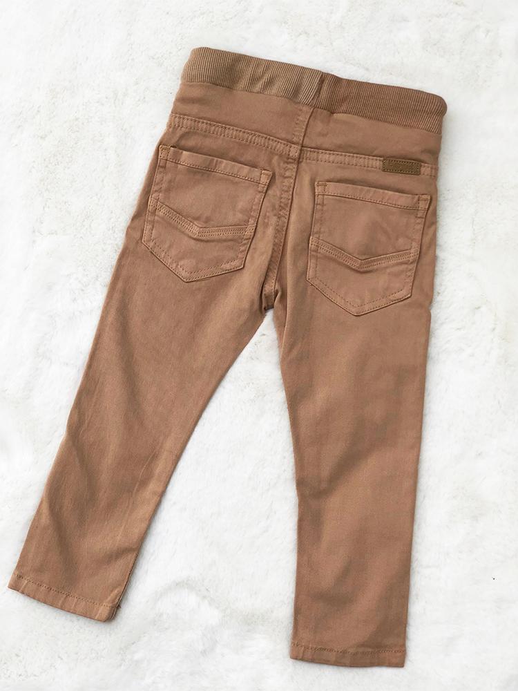 Babybol - Kids Beige Soft Jeans - Pull Up Style for 1 - 6 Years - Stylemykid.com