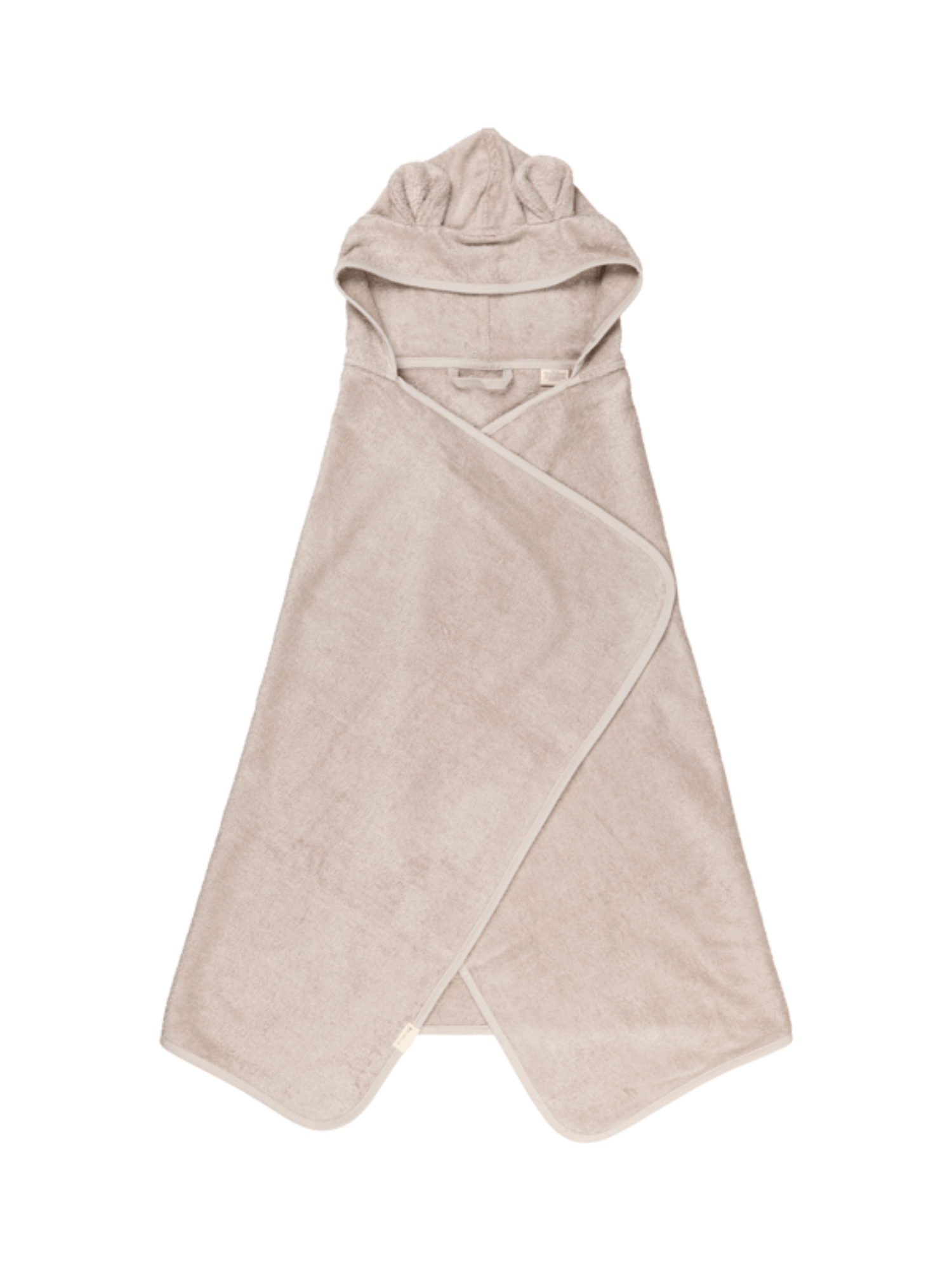 Bear Bamboo Hooded Towel For Kids By Fabelab Beige