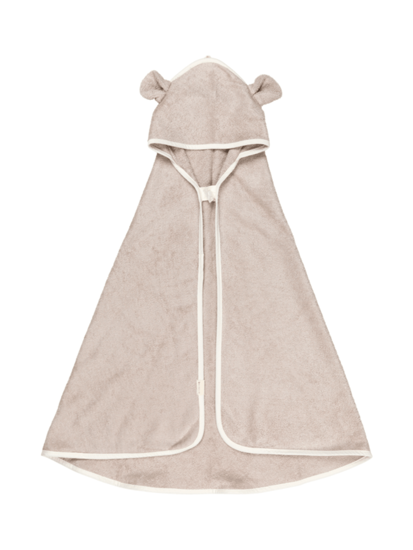 Bear Bamboo Hooded Towel For Kids By Fabelab Beige