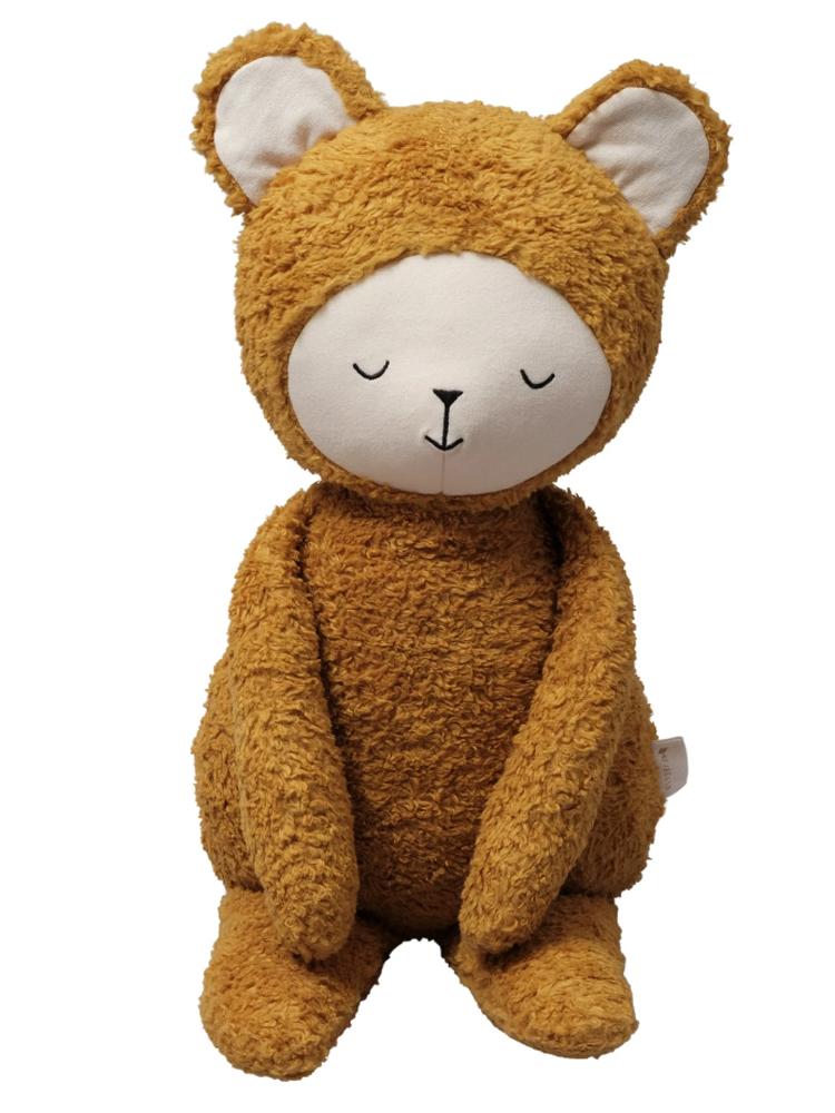 Fabelab - Big Buddy Bear - Extra Large Huggable Organic Ochre Bear Soft Toy - Stylemykid.com