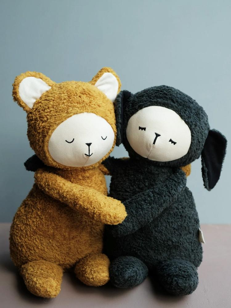 Fabelab - Big Buddy Bear - Extra Large Huggable Organic Ochre Bear Soft Toy - Stylemykid.com