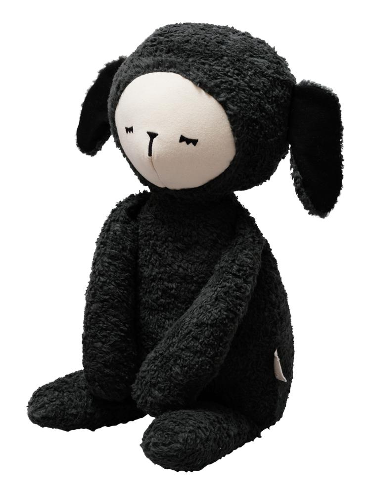 Fabelab - Big Buddy - Extra Large Huggable Organic Black Sheep Soft Toy - Stylemykid.com
