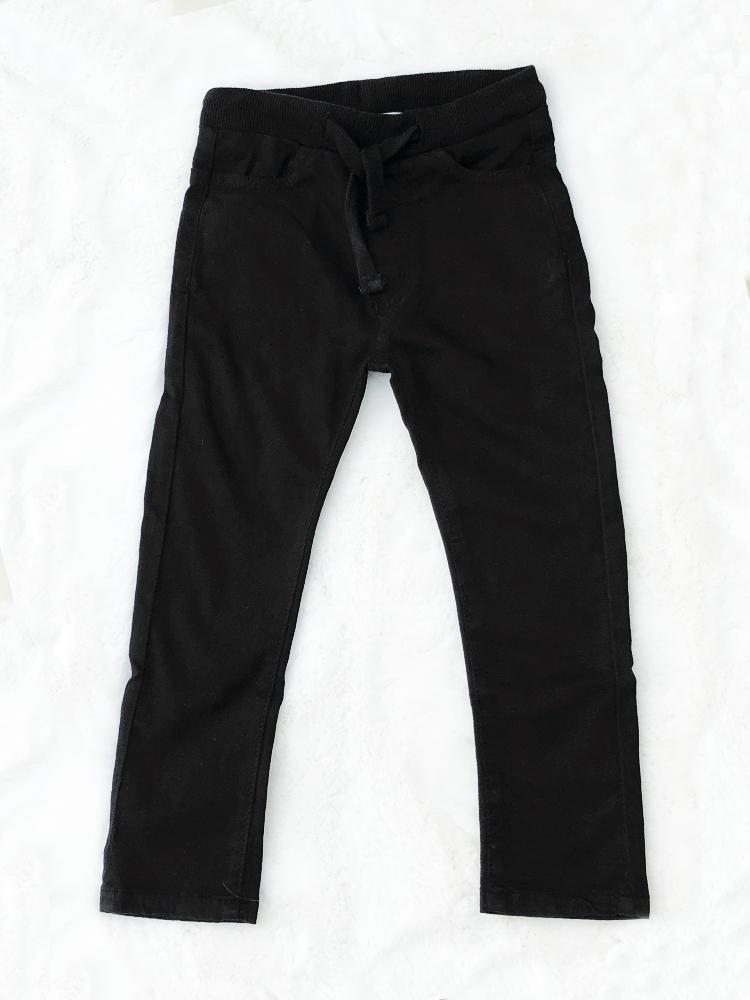 Babybol - Kids Black Soft Jeans - Pull up style for 4 - 6 Years - Stylemykid.com