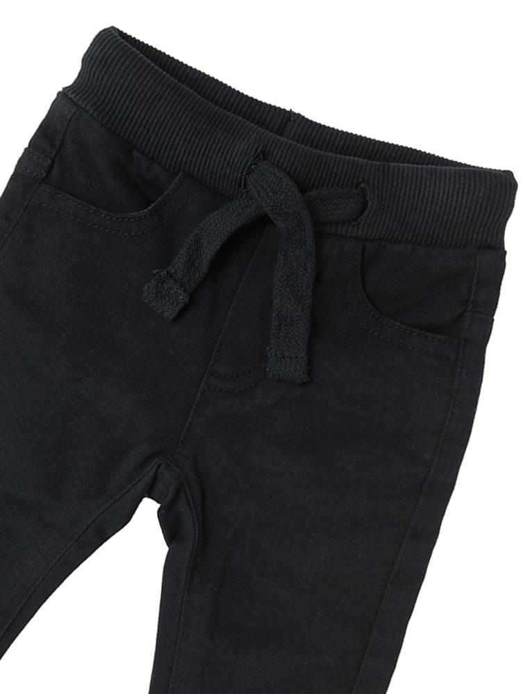 Babybol - Kids Black Soft Jeans - Pull up style for 4 - 6 Years - Stylemykid.com