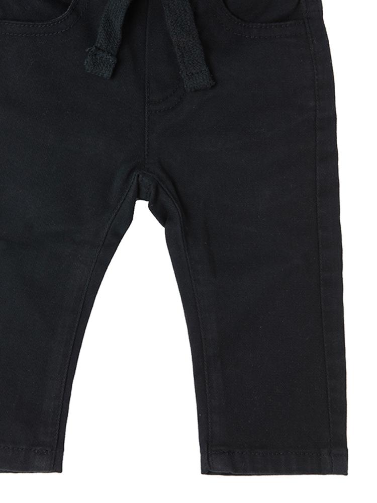 Babybol - Kids Black Soft Jeans - Pull up style for 4 - 6 Years - Stylemykid.com