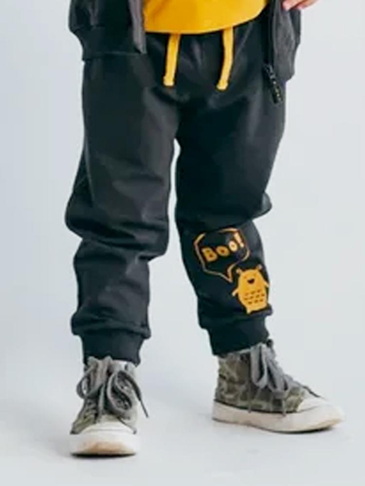 Artie - Boo!- Black Joggers - Stylemykid.com