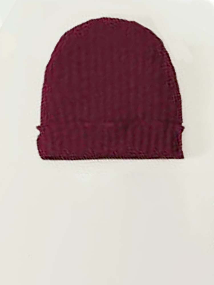 Burgundy Ribbed Top, Bottoms and Matching Hat - 3 Piece Baby Outfit - 3-24 months - Stylemykid.com