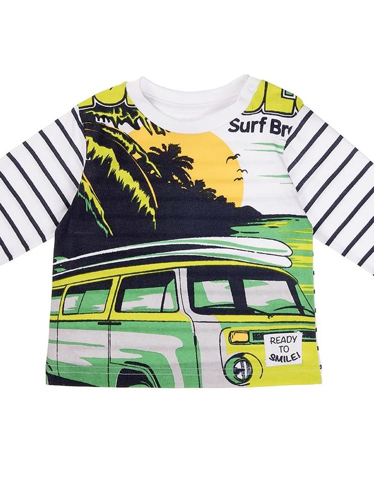 Babybol - Camper Van Surf Long Sleeve Top 5 to 6 years - Stylemykid.com