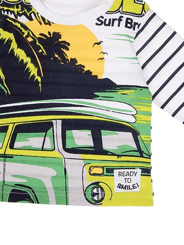 Babybol - Camper Van Surf Long Sleeve Top 5 to 6 years - Stylemykid.com