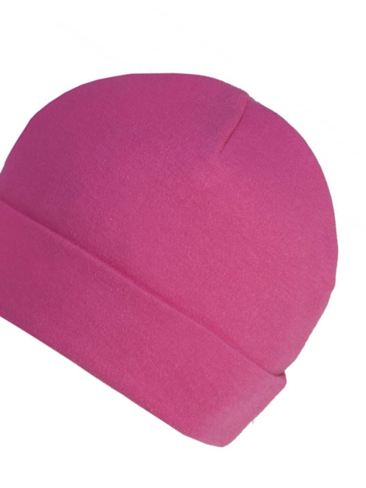 Bright Cerise Pink Beanie Baby Hat - Everyday Collection - 3-12 months - Stylemykid.com