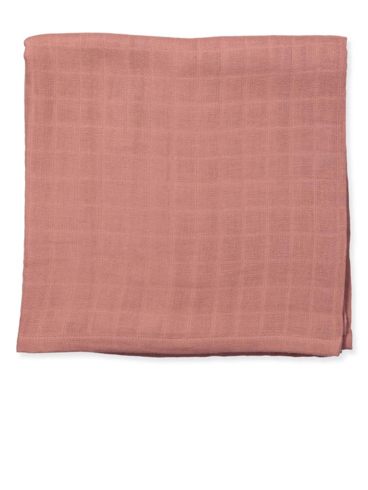 Organic Multiuse Swaddle Wrap For Baby By Fabelab - Extra Large 1.2m Clay Pink