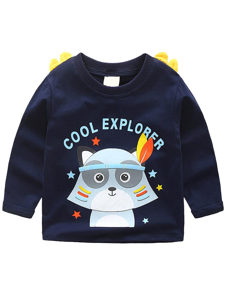 Spikes Out - Cool Explorer Boys/ Girls Navy Blue Sweatshirt - Stylemykid.com