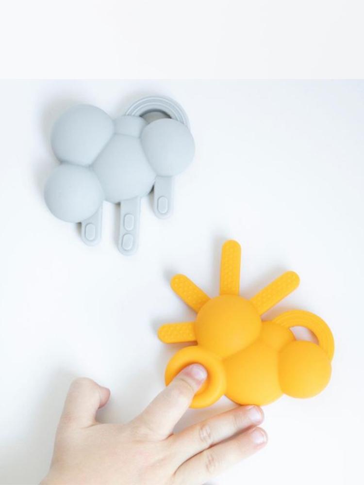 Doddle & Co - Baby Chew Teether - 2 Pack - The Chew - Hello Sunshine & Looks Like Rain - Stylemykid.com