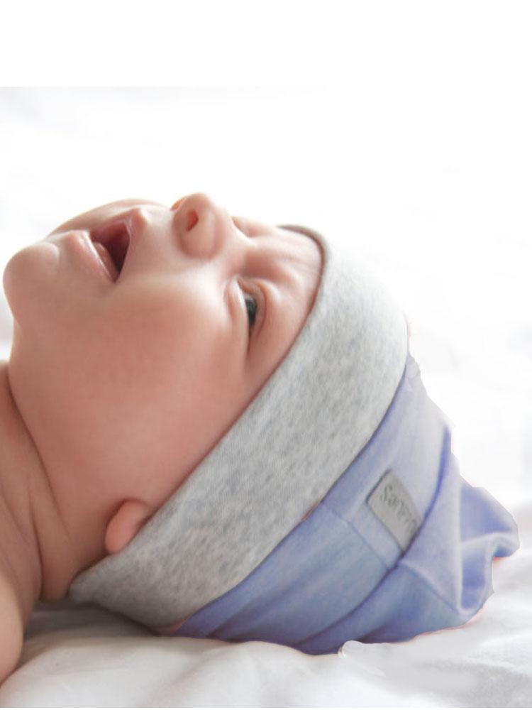 Juddlies - Organic Denim Blue Slouchy Baby Hats - Raglan Collection - Pack of 2 - 0-4M - Stylemykid.com