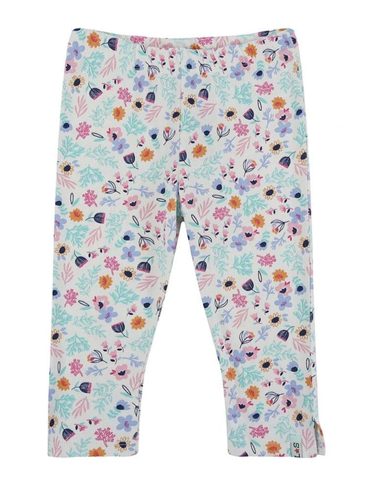 Lilly & Sid Organic Ditsy Flower Leggings 0-3 months - Stylemykid.com