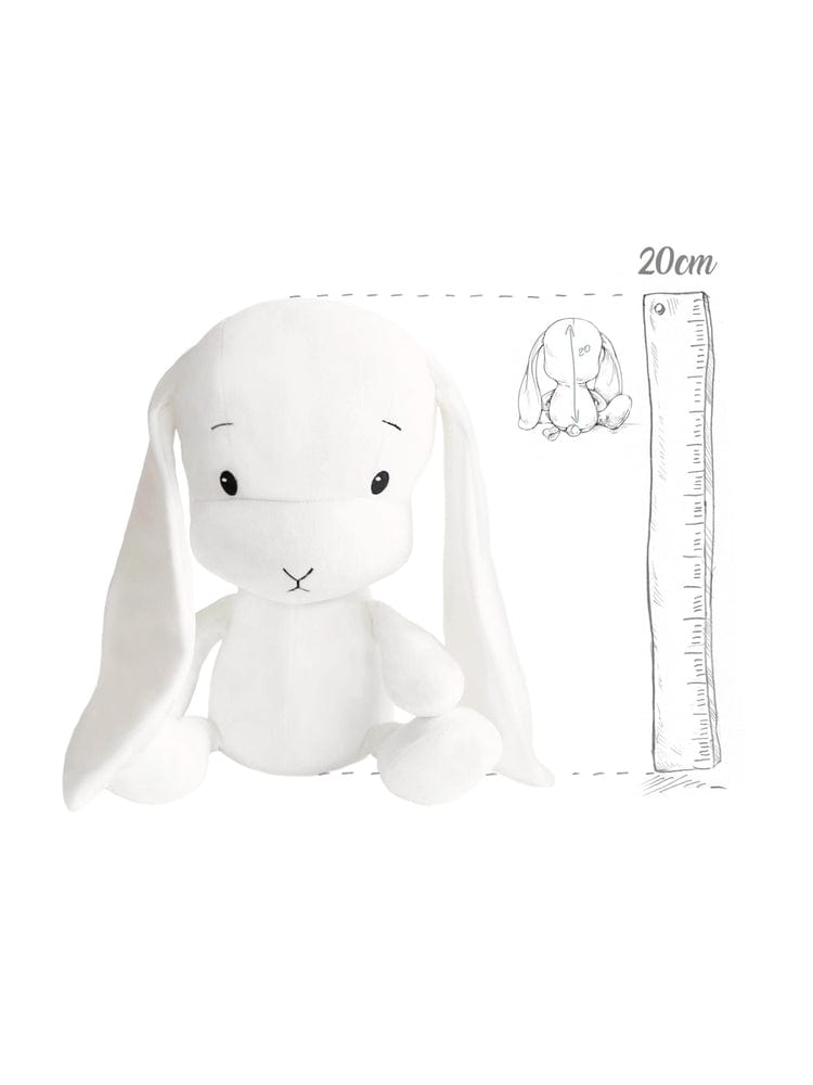 Effiki - White Bunny Baby Comforter Soft Toy - 20cm - Stylemykid.com