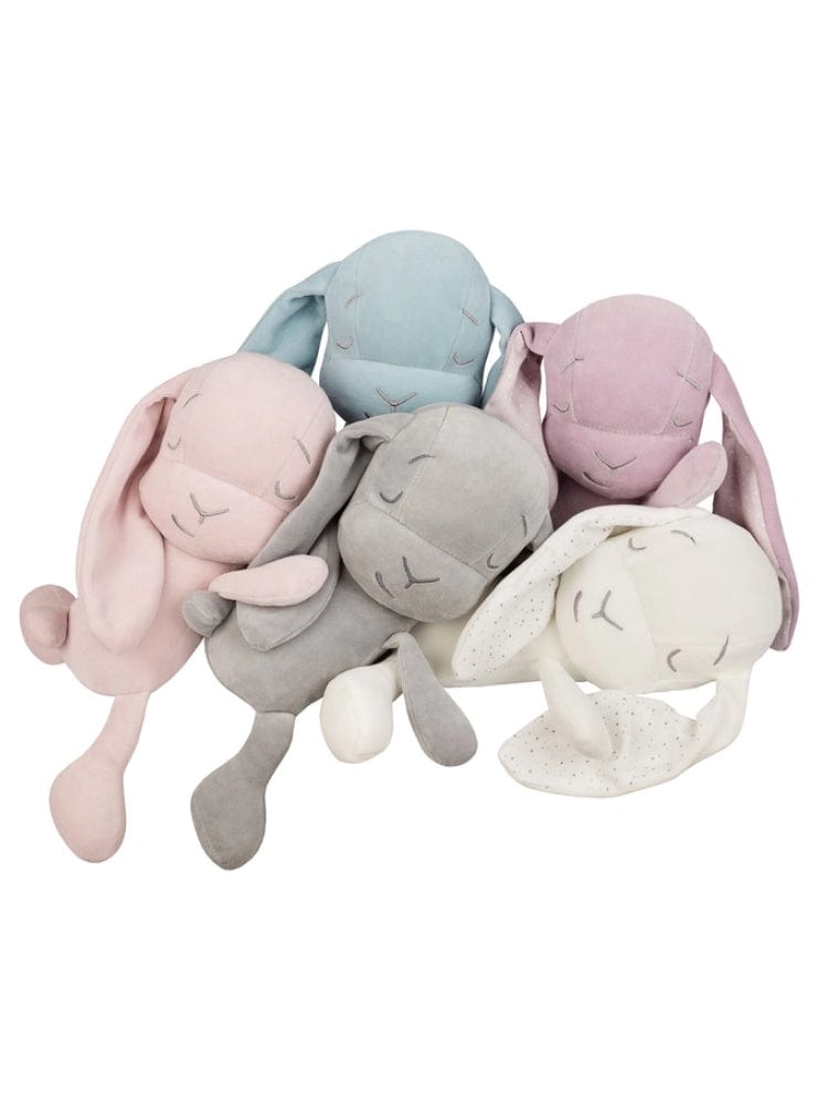 Effiki - Lavender Sleepyhead Bunny Comforter Toy - Grey - Stylemykid.com