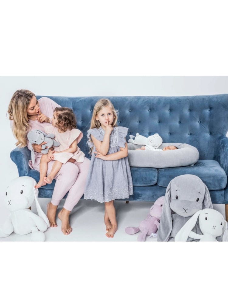 Effiki - Velvet Baby Nest - Blue - Stylemykid.com