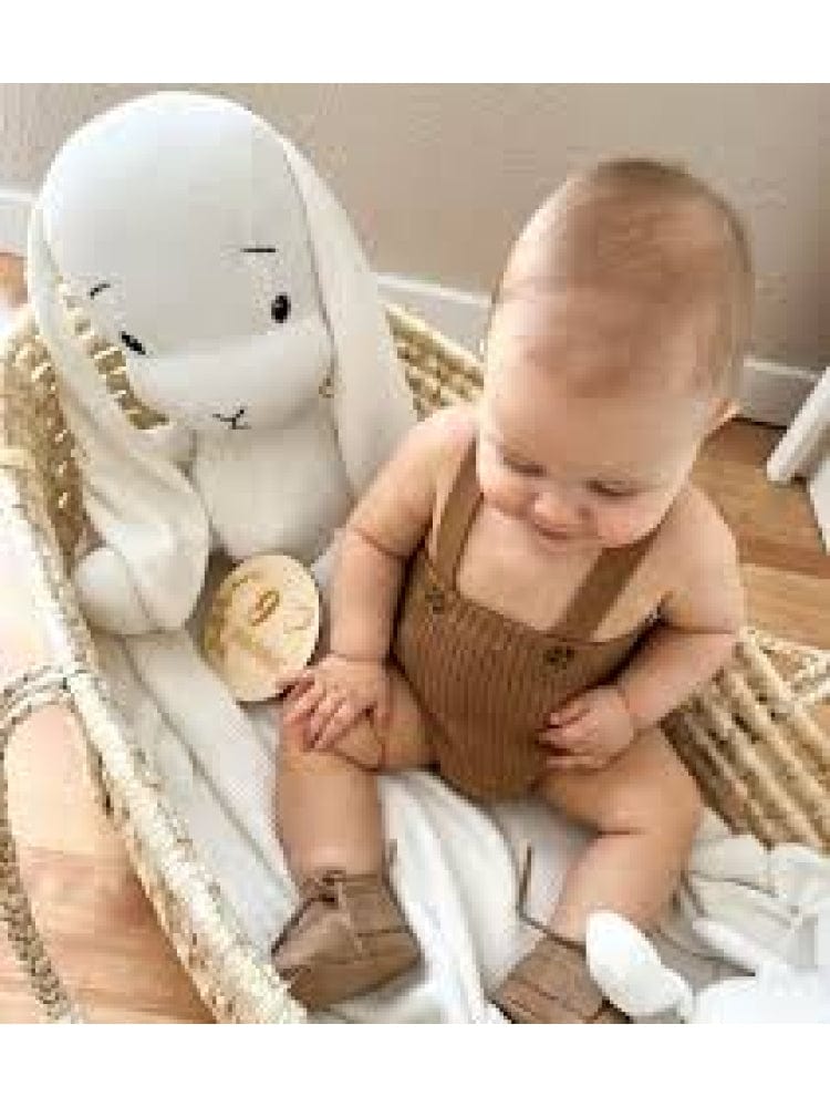 Effiki - White Bunny Baby Comforter Soft Toy - Medium 35cm - Stylemykid.com